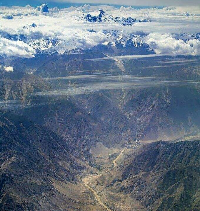 Nanga Parbat above the Karakorum Highway