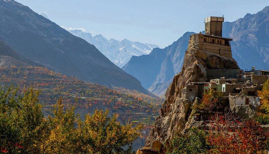 Altit Fort in the Hunza Valley in the Karakorum Mountains of Pakistan