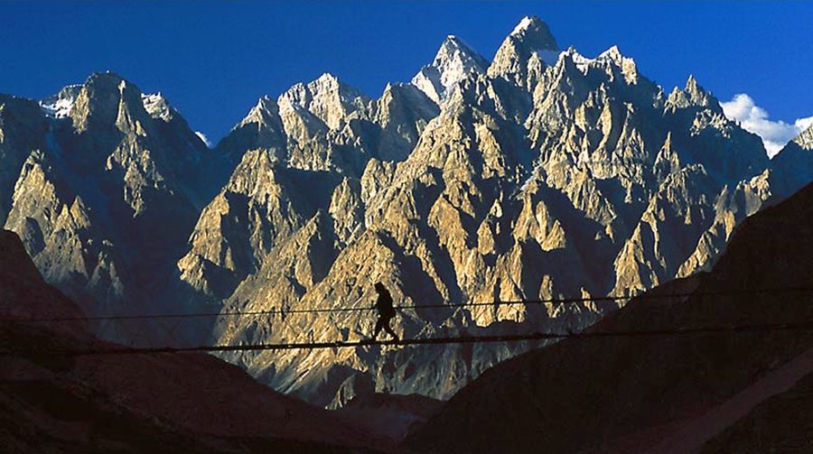 Cathedral Ridge Pass on the Karakorum Highway from Pakistan to China