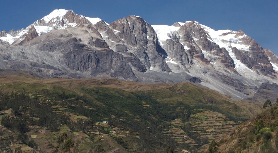 Illampu in the Cordillera Real of Bolivia