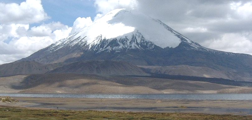 Parinacota volcano in Chile