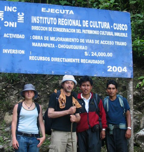 Start of Choquequirau trek in Cusco in Peru