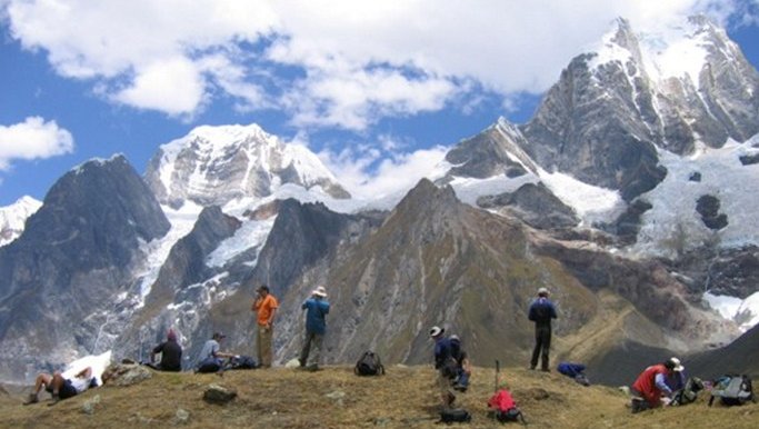 Cordillera Huayhuash of the Peru Andes