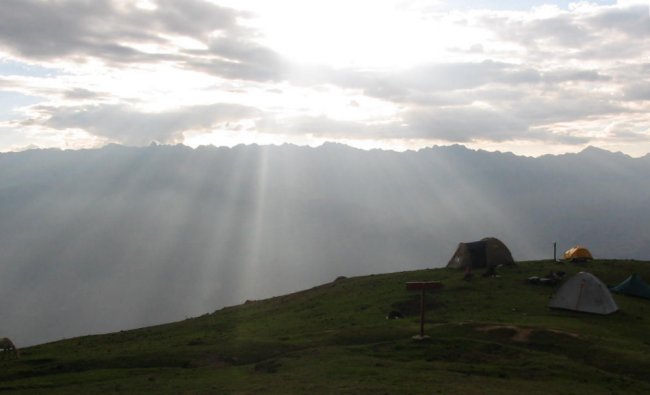 Santa Cruz trek in the Andes of Peru