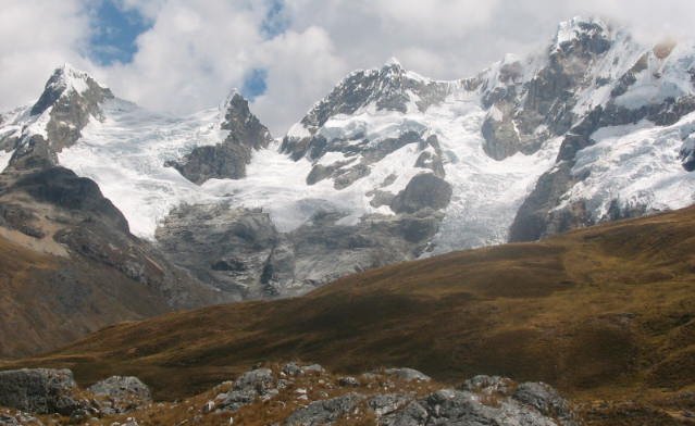Trekking in the Huayhuash region of the Andes of Peru