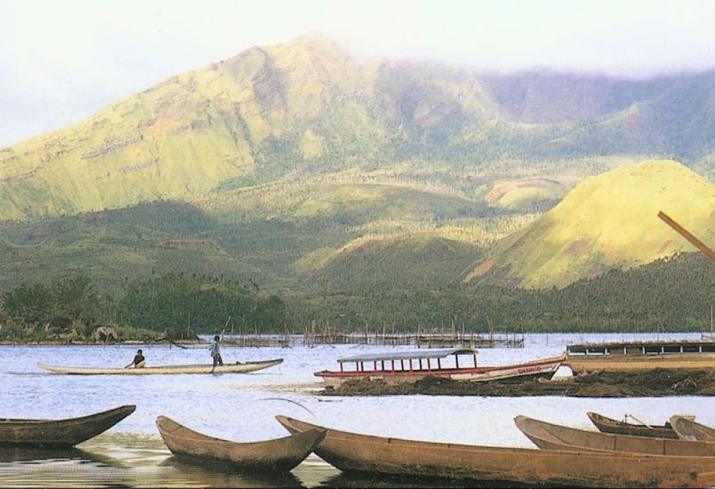 Lake Buhi in Bicol Peninsula
