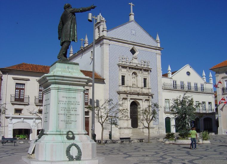 Square in Aveiro in Portugal
