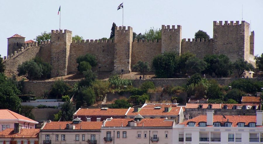 Castle of Saint George in Lisbon - capital city of Portugal