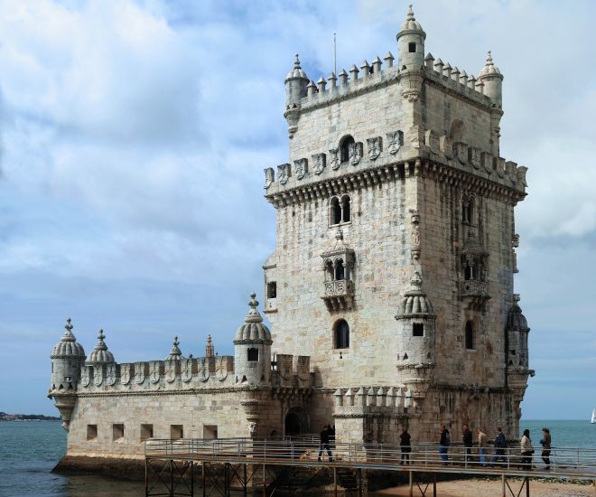 Belem Tower in Lisbon - capital city of Portugal