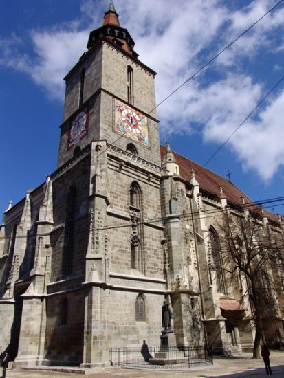 The Black Church in Brasov in central Romania