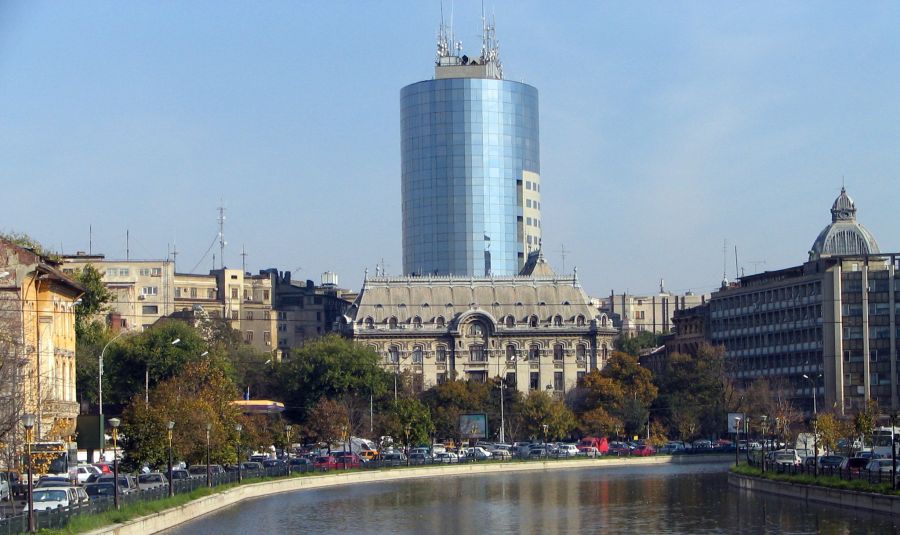 Bancorex Building in Bucharest, Romania