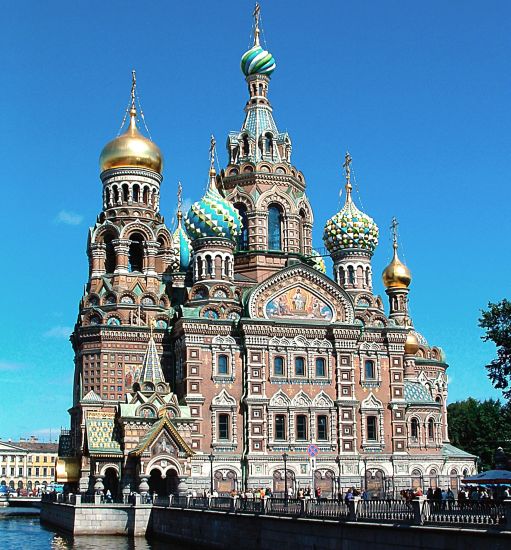 Church of Saviour on Blood in St Petersburg in Russia