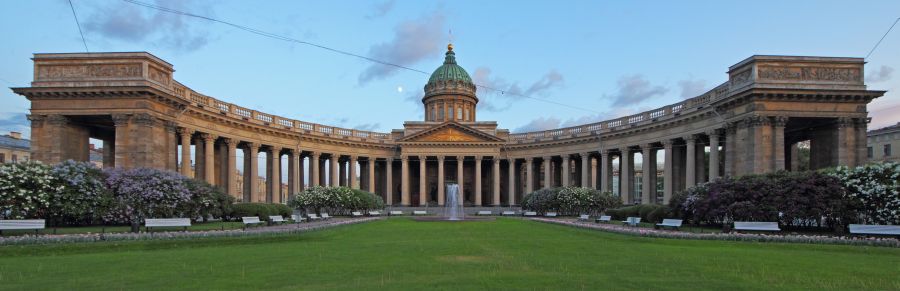 Kazan Cathedral in St Petersburg in St Petersburg