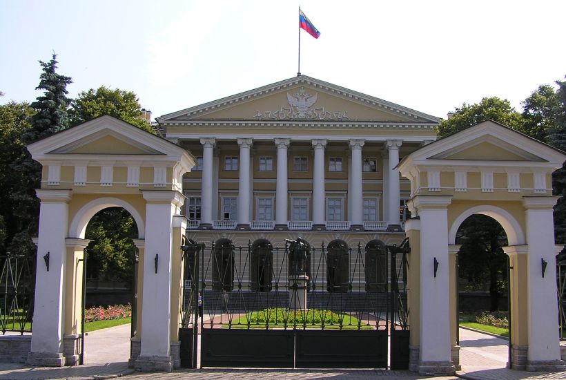 Smolny Institute in St Petersburg in Russia