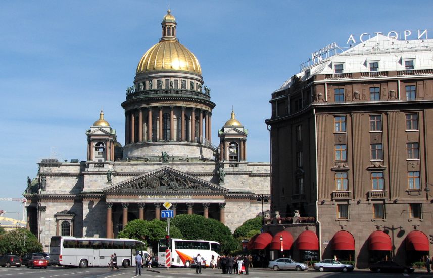 St Isaac's Cathedral in St Petersburg