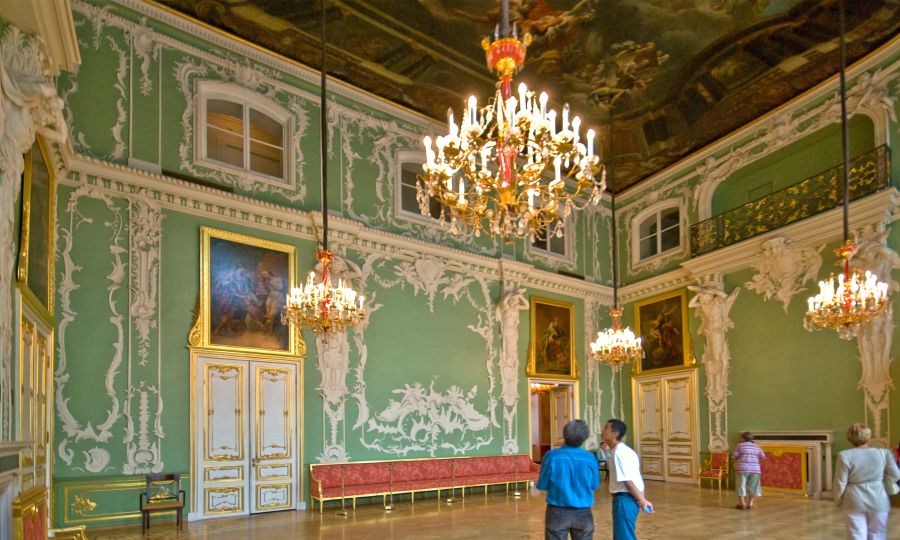 The Great Hall in Stroganov Palace in St Petersburg in Russia