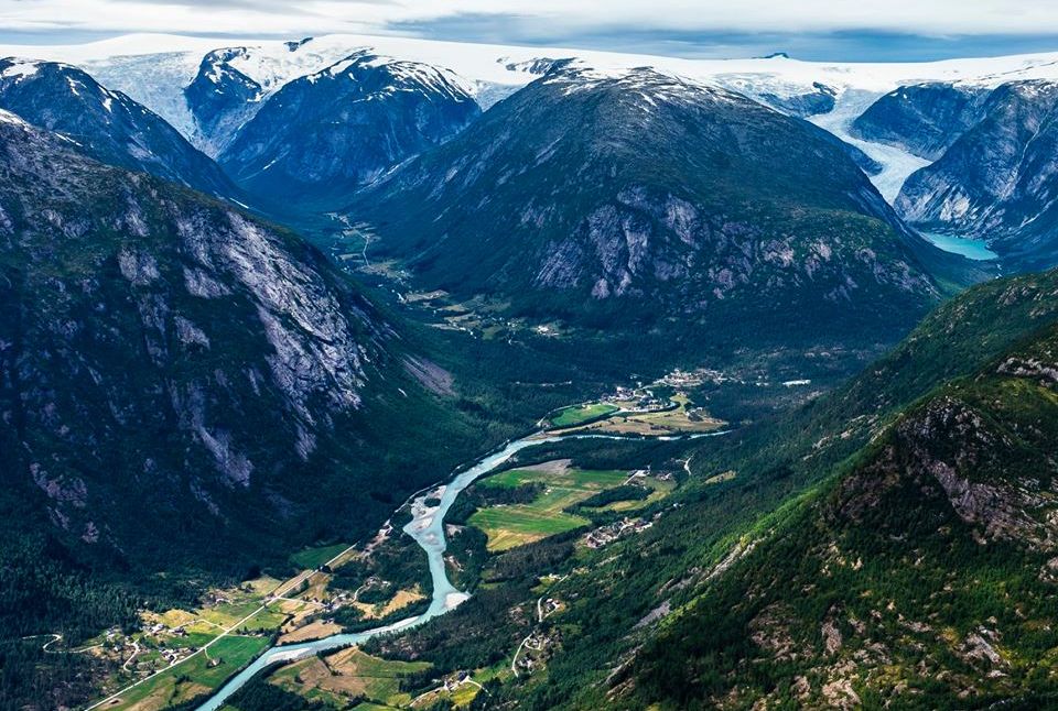 Jostedalsbreen National Park in Norway