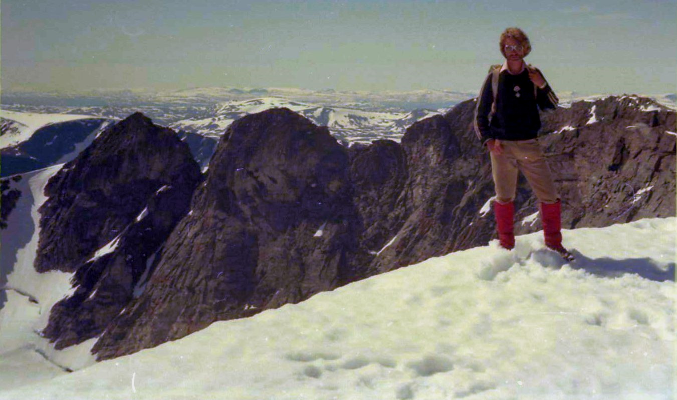 Summit of Snohetta ( 2,286 meters ) - highest summit in Norway outside of the Jotunheimen Range