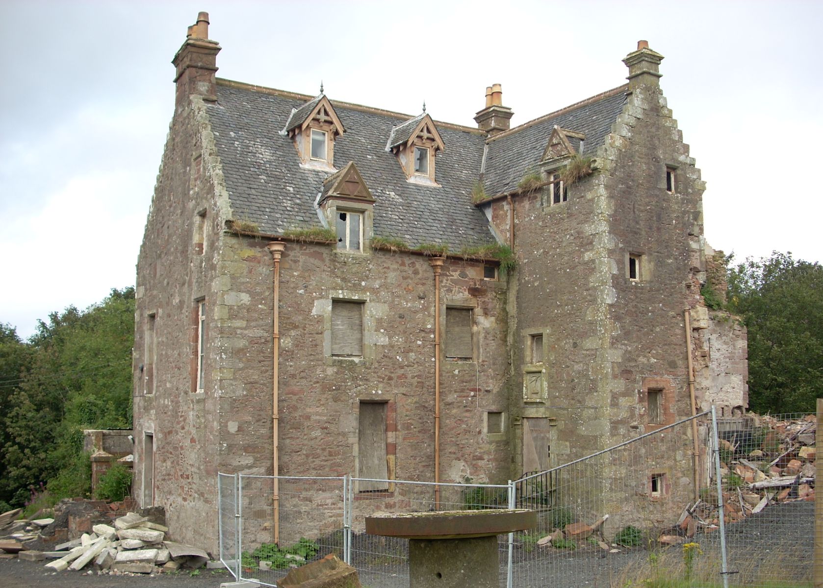 Crosbie Castle at West Kilbride