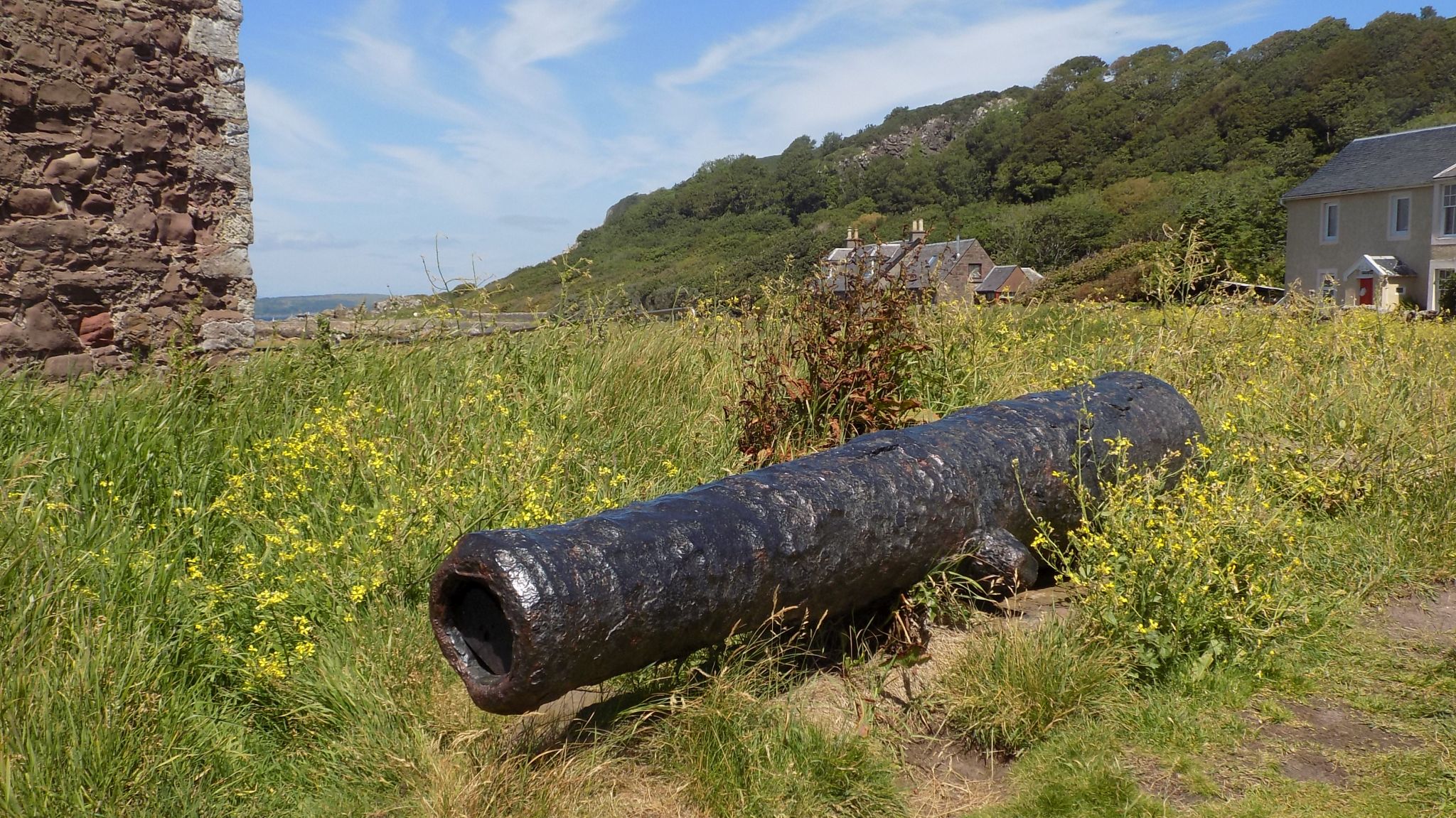 Old Cannon at Portencross