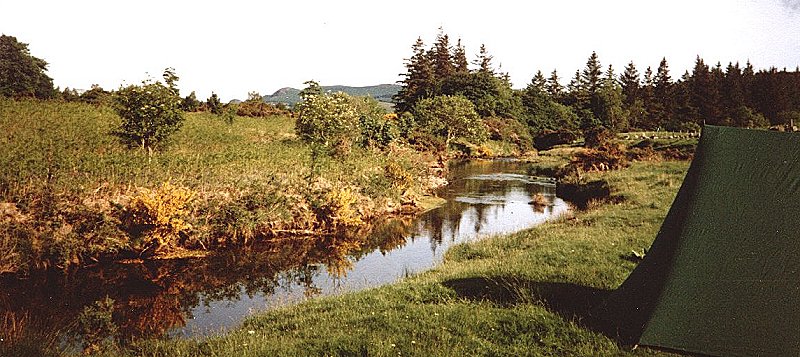 Campsite in Glen Rosa on the Isle of Arran