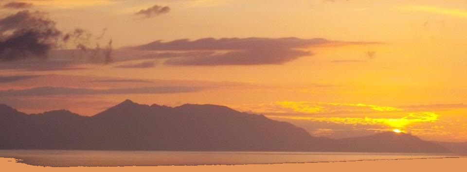 Sunset on Isle of Arran