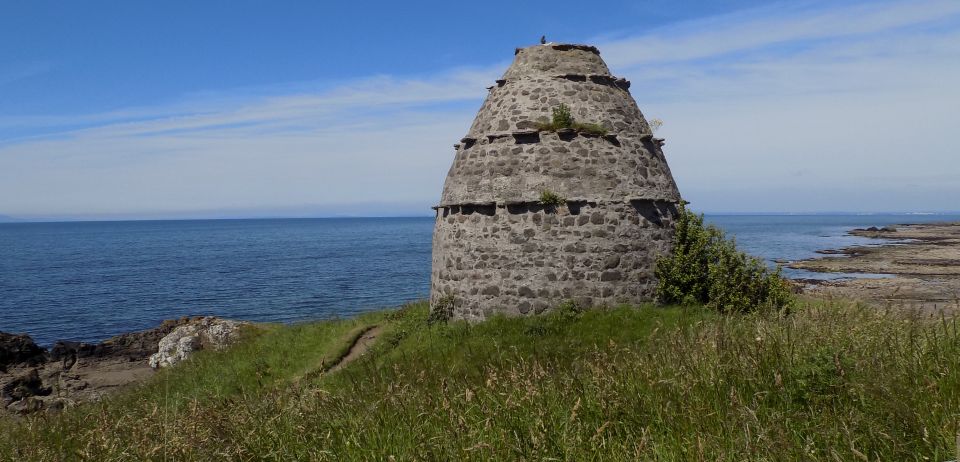 Medieval beehive-shaped dovecot at Dunure Castle at Dunure Castle