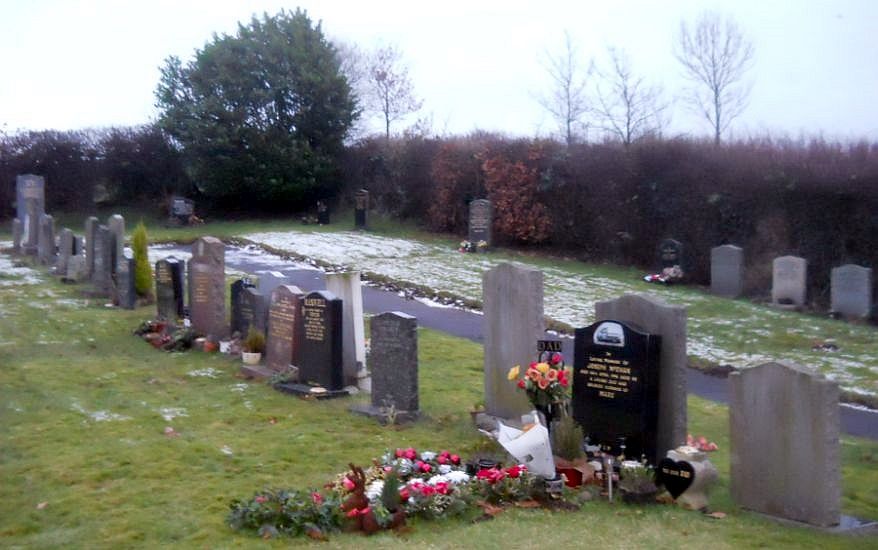 Graveyard at Baldernock Parish Church at Bardowie