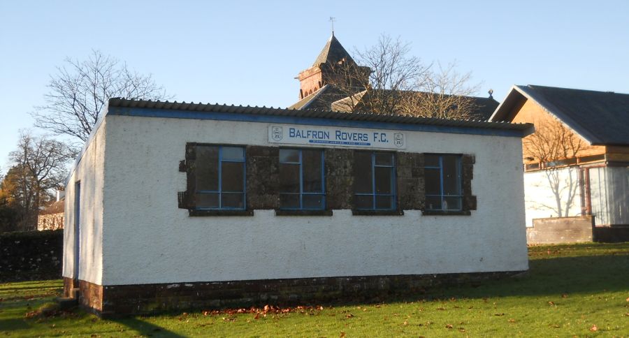 Club House of Balfron Rovers FC at Donaldson Park
