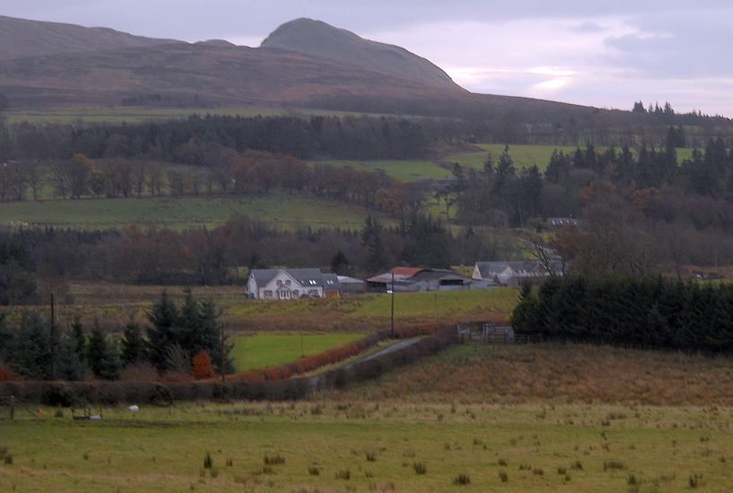 Dumgoyne in the Campsie Fells from Balfron Station Road