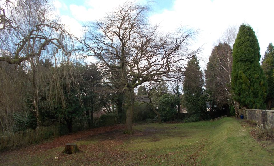 Grounds of Maxholme villa in Bearsden