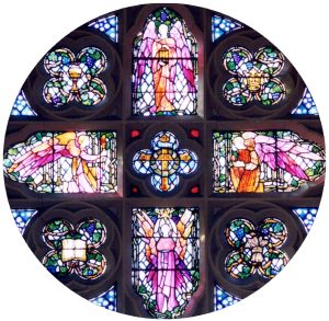 Rose Window in the North Church in Bearsden