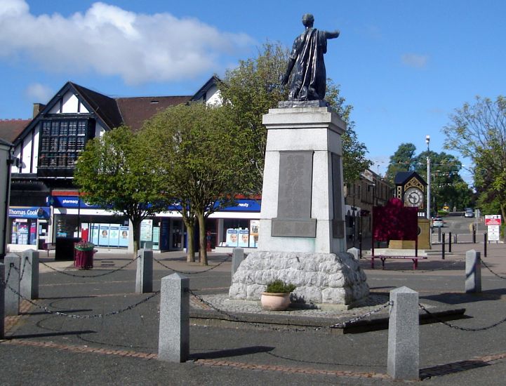 War Memorial in Milngavie Town Centre