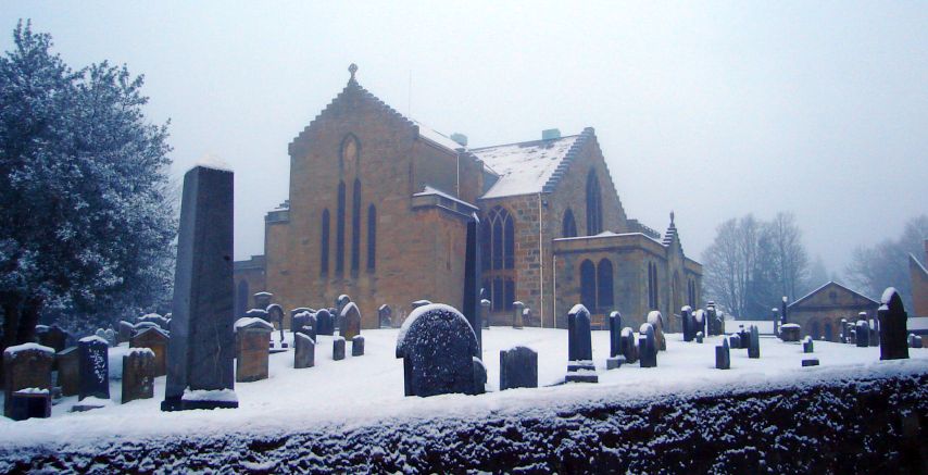 New Kilpatrick Church in winter