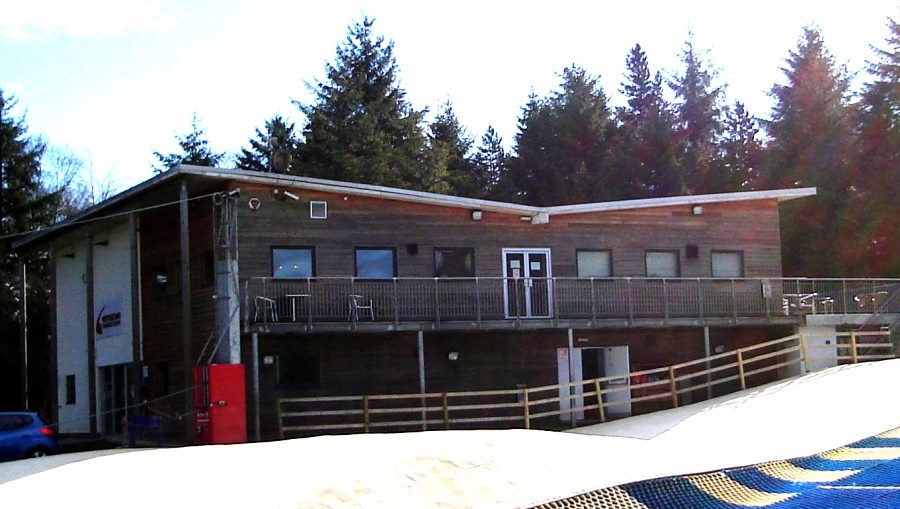 Club House at Dry Ski Slopes of Bearsden Ski Club