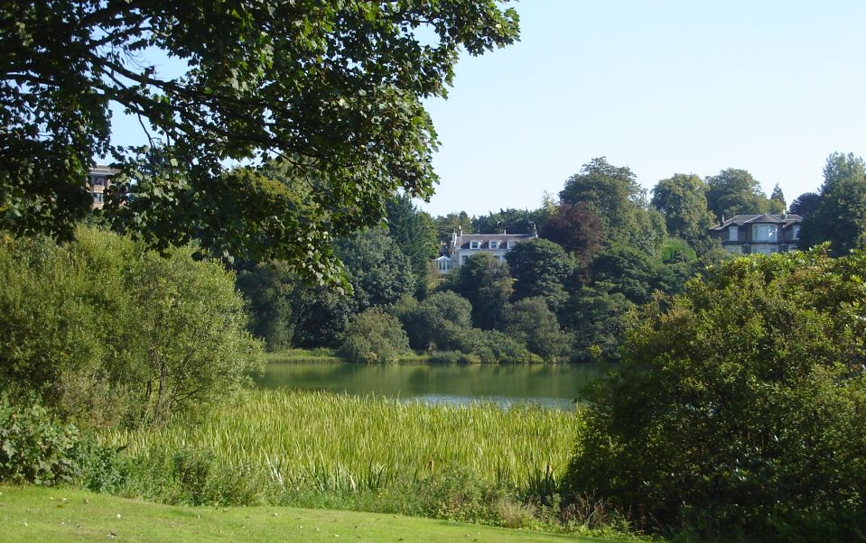 Secluded and picturesque St.Germain's Loch in Bearsden