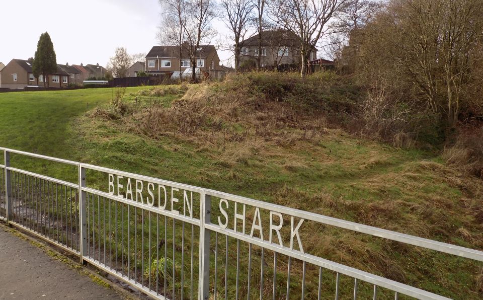 Site of the "Bearsden Shark" in Baljaffrey