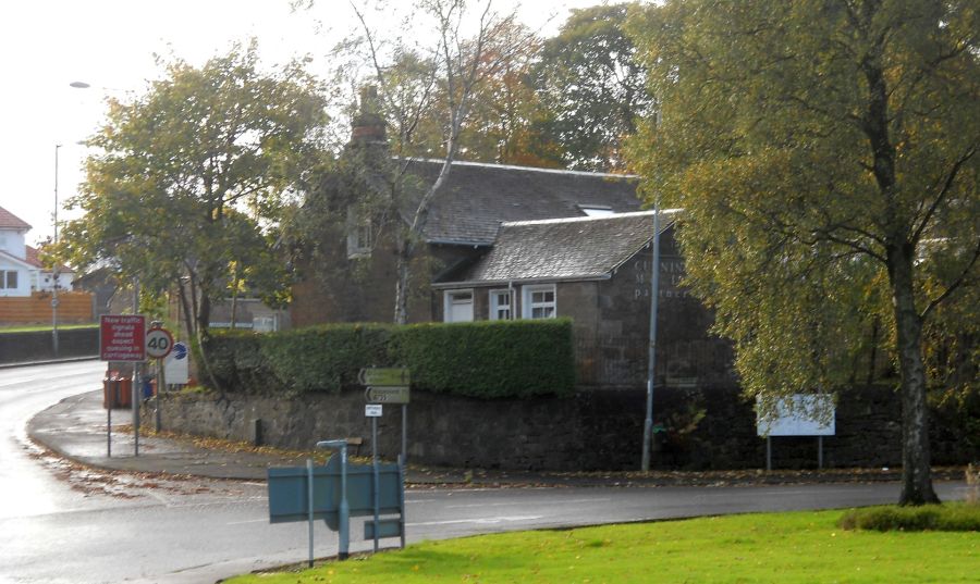 Houses at Canniesburn Toll in Bearsden