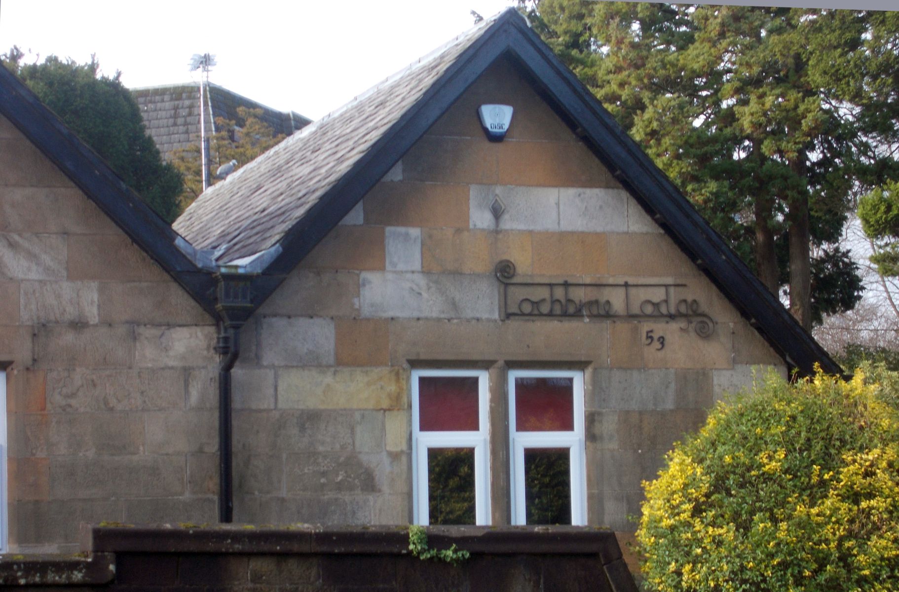 Lochbrae Lodge House at St. Germain's Loch in Bearsden