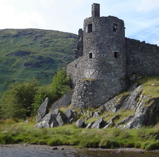 Monadh Driseig from Castle Kilchurn on Loch Awe