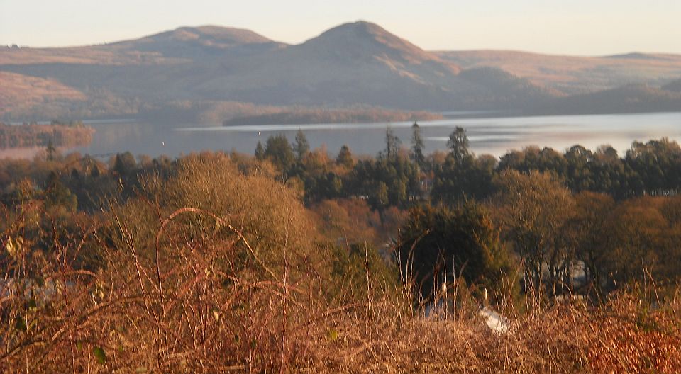 Conic Hill above Loch Lomond