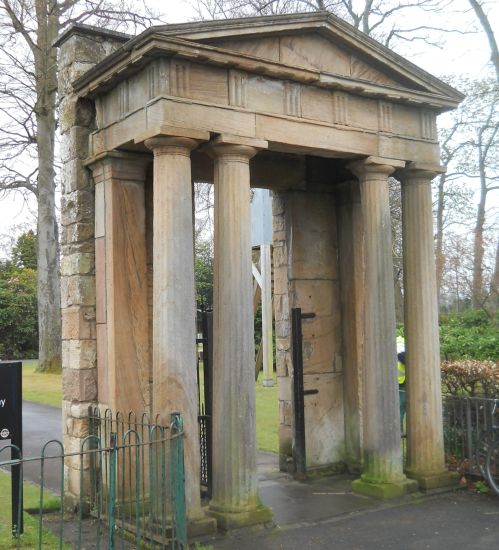 The Portico from the former Ibroxhill House in Bellahouston Park