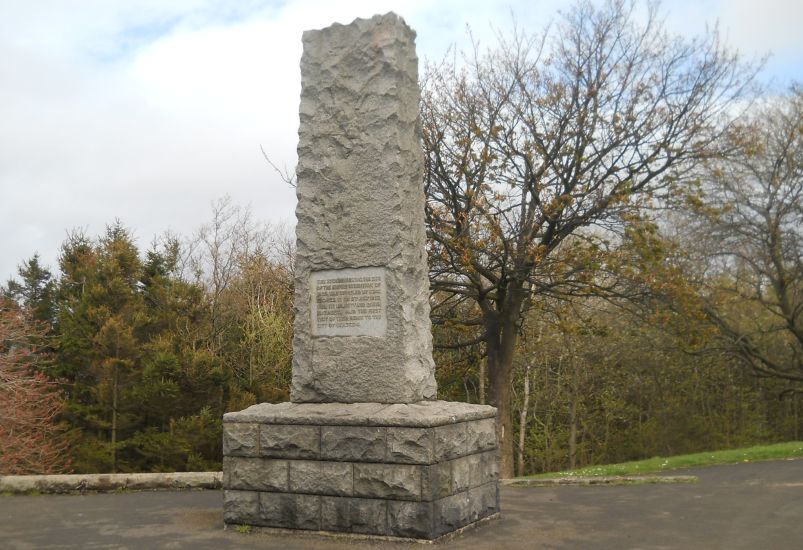 Granite Monument in commemoration of the 1938 Empire Exhibition in Bellahouston Park