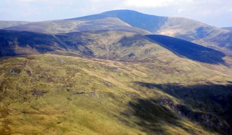 Glas Tulaichean from Ben Gulabin in the Eastern Highlands
