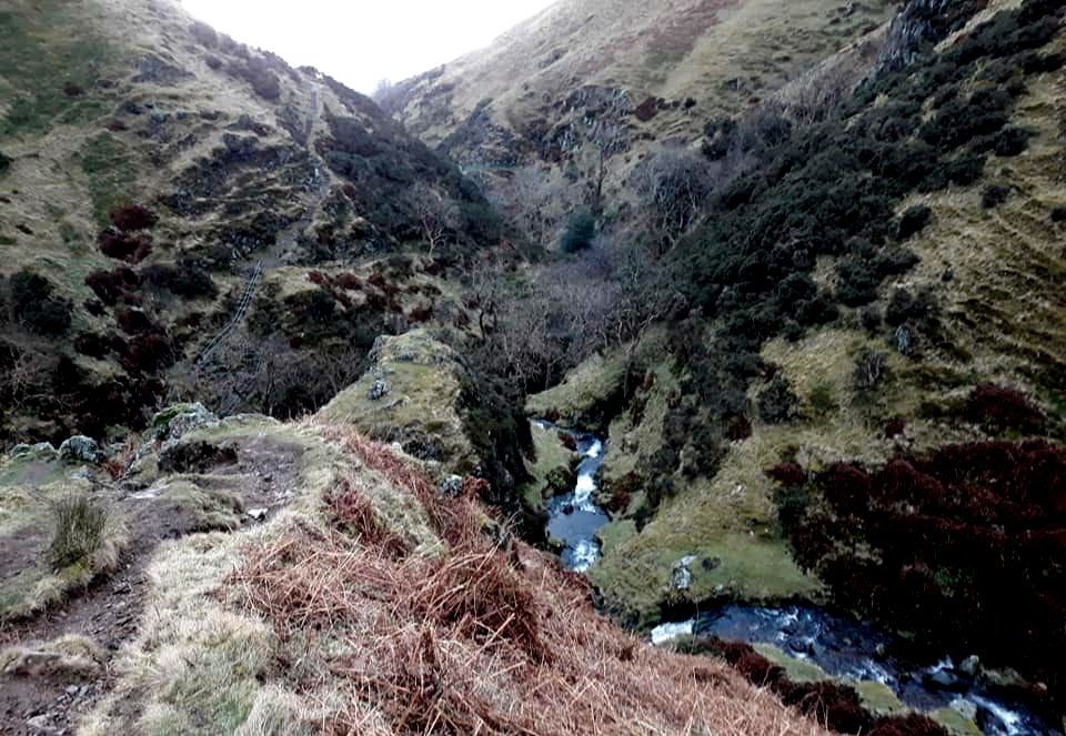 Mill Glen on descent to Tillicoultry from Ben Cleuch