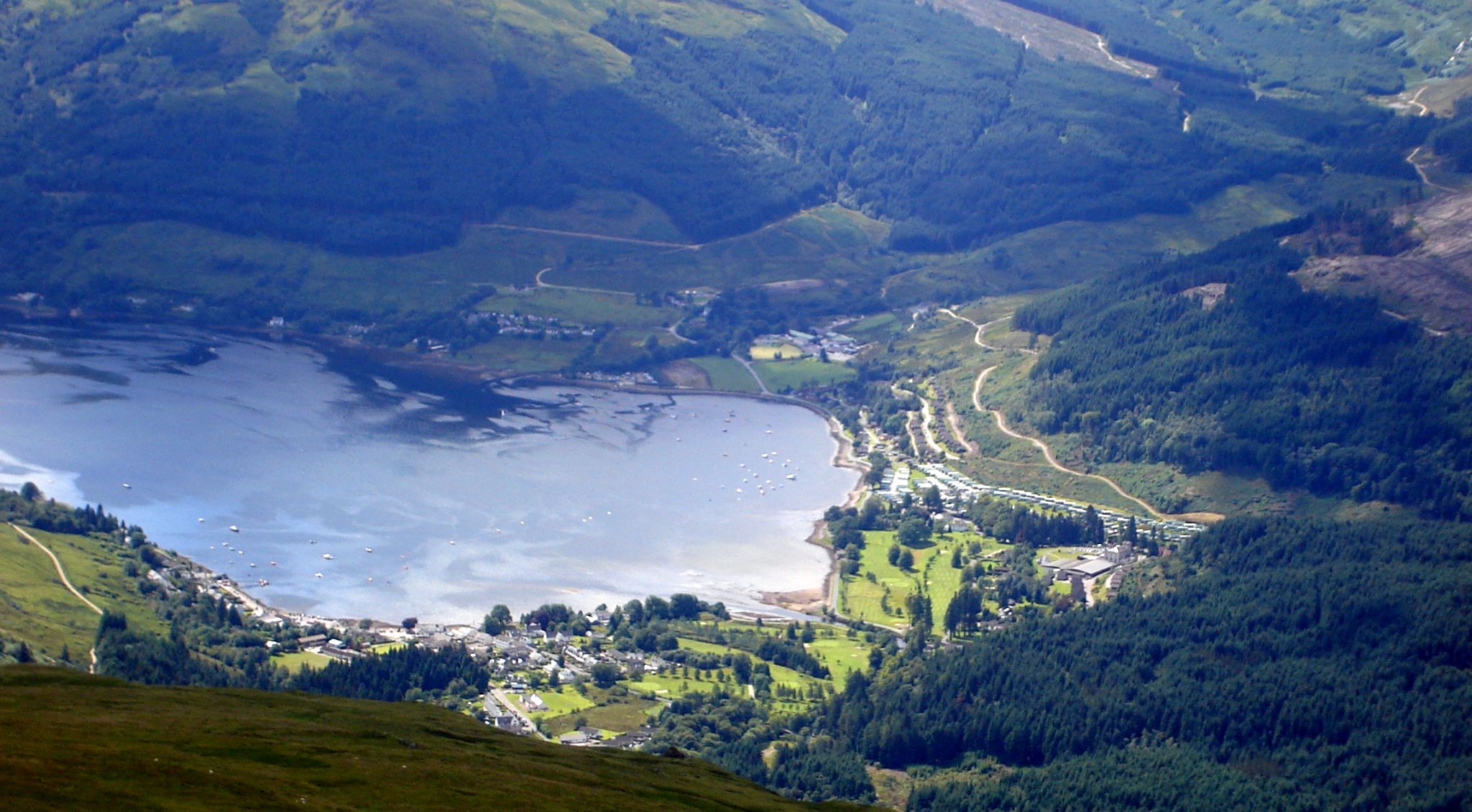Loch Goil and Lochgoilhead from Ben Donich