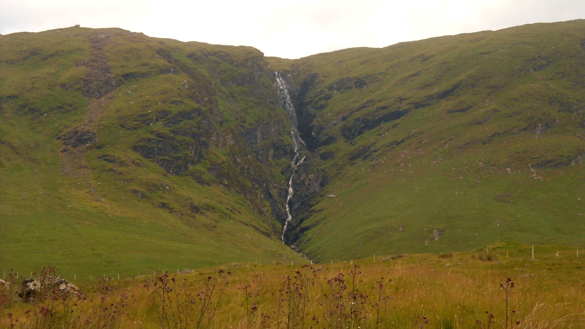 Allt Eas Anie Waterfall on Beinn Chuirn on route from Dalrigh