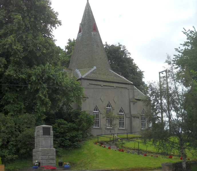 War Memorial and Church in Blackness Village