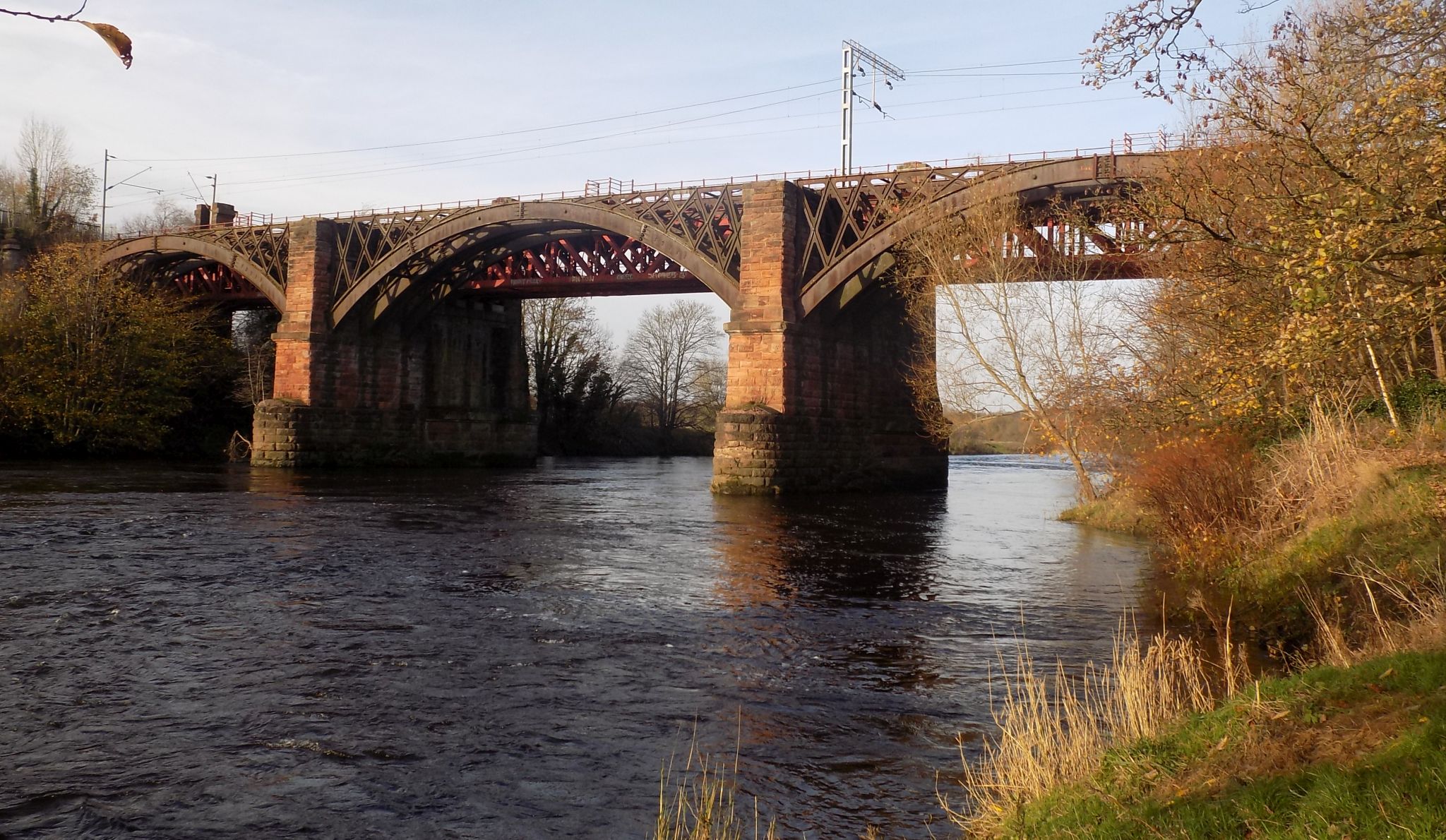 Railway Bridge over the River Clyde near Uddingston