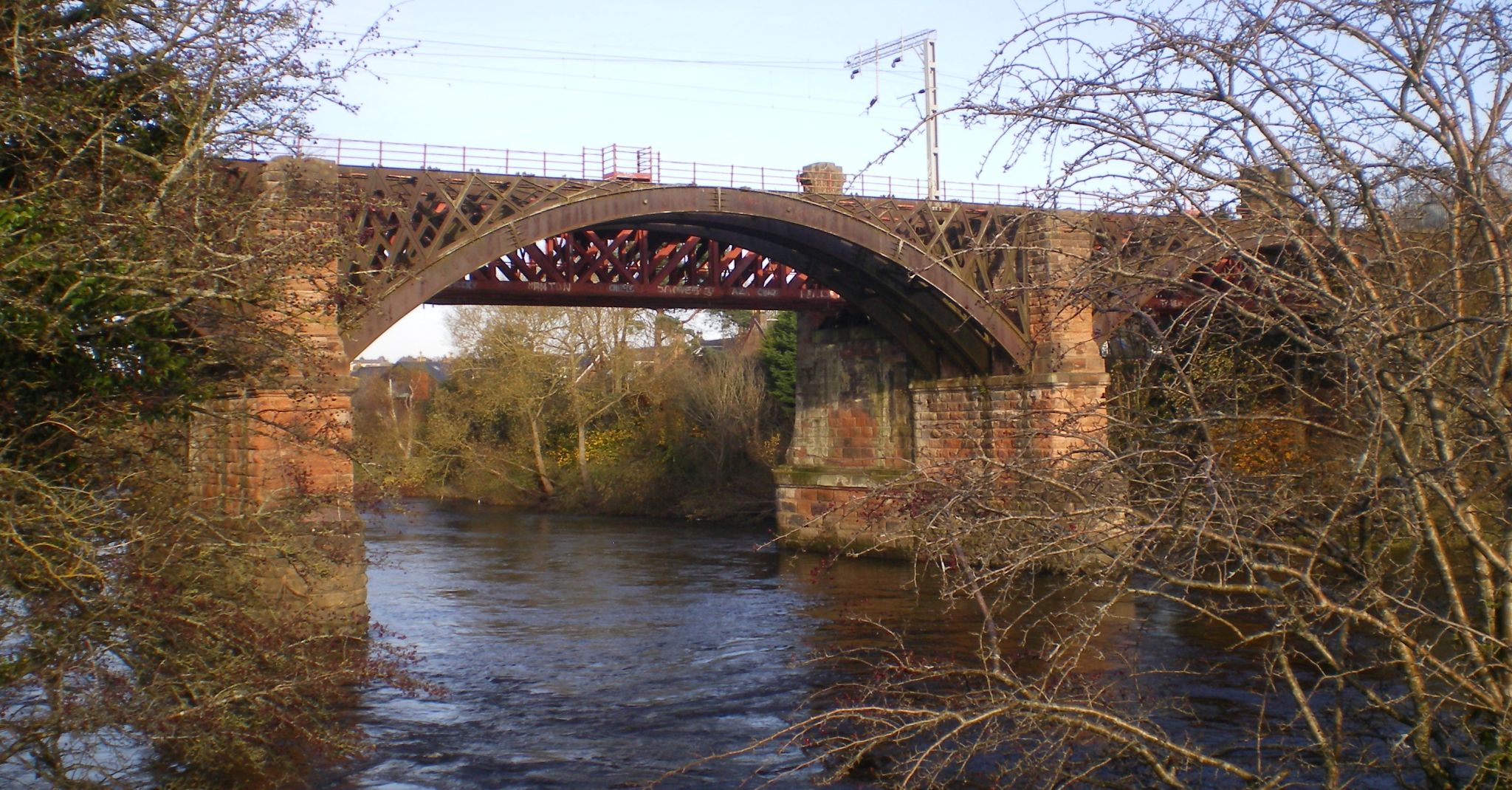 Railway Bridge over the River Clyde near Uddingston